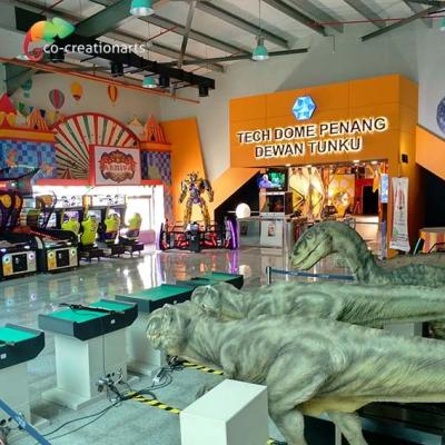 China Equipo Animatronic del dinosaurio del dinosaurio que tira para el parque de atracciones en venta