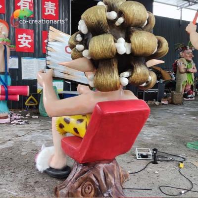China Estatua por encargo impermeable del personaje de dibujos animados del Animatronics para la demostración del parque en venta