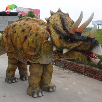 中国 2大人のトリケラトプスの恐竜の衣裳 販売のため