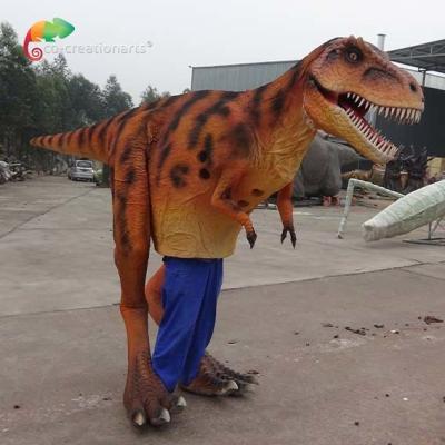 China 4.5m Animatronic Dinosaur Costume Animatronic Raptor Costume For Park Celebrating for sale