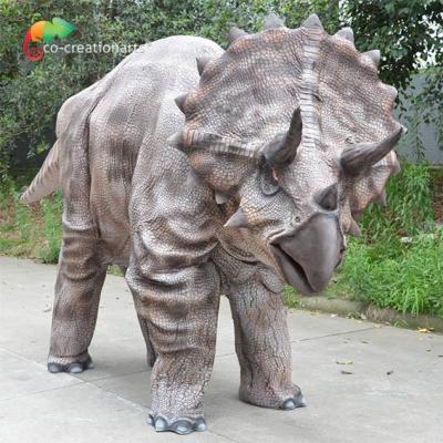 China 5m Triceratops Halloween Costume Interactive Prehistoric Creature Cosplay For Two Adult for sale