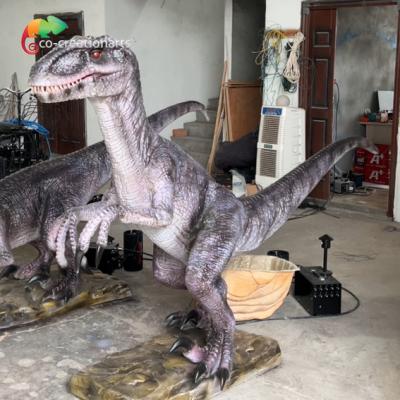 China Sistemas de controlo de som realistas Dinsoaur Animatronic Simulatio Velociraptor Para exposição à venda
