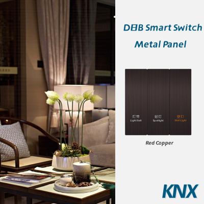 China Automation Smart Home KNX System Big Push Button Wall Switch For Home /  Hotel for sale