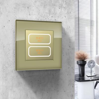China Hotel  Modbus Wall Switch , Smart Home Wall Control Panel Tempered Glass for sale