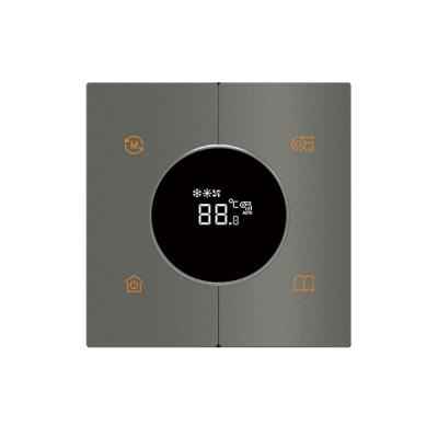Chine thermostat intelligent à la maison de 86x86mm, thermostat de style de bouton de C.C 24V à vendre