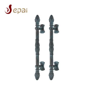 China Contemporary Customized Antique Bronze Vertical Knob Door Pull Handles for sale
