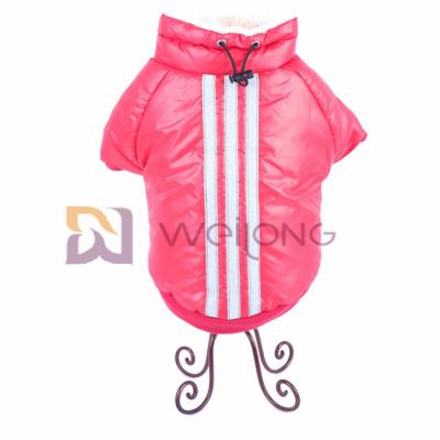 China 100% Poly shine Waterproof Dog Coats With Underbelly Protection Warm Dog Coats for sale