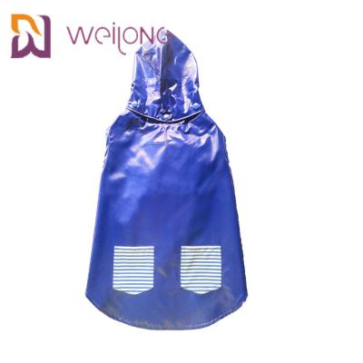 China True Pocket Velcro Opening Medium Dog Raincoat Customized Double Sided for sale