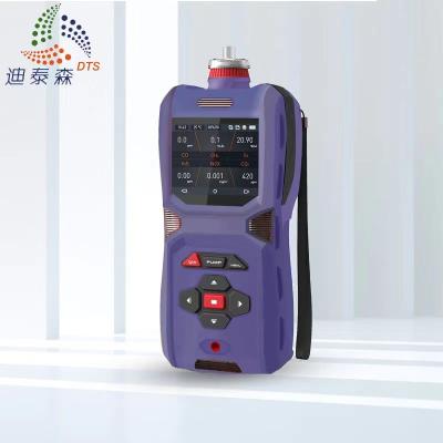 China 6 in 1 Portable Multi Gas Detector Analyzer 3.6VDC Built In Pump en venta