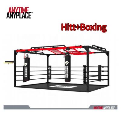 China Multifunctional Thai Training Boxing Ring Including Punch Bags And Speedball for sale