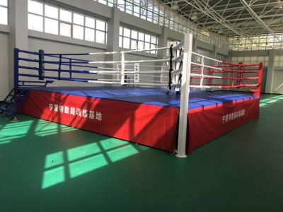 China 5*5m Easy Install Boxing Fighting Ring Competition Training Wrestling Ring for sale