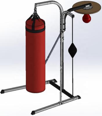 China OEM ODM Home GYM Boxing Station Fitness Equipment Squat Rack Half Power Rack for sale