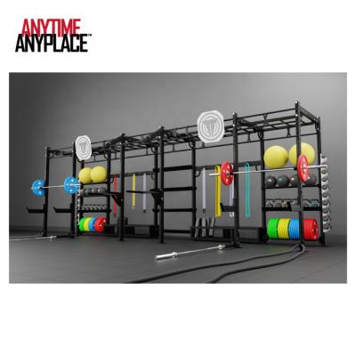 China Multi Steel Bodybuilding Fitness Squat Rack Commercial Cross Fit Training Power Rack for sale