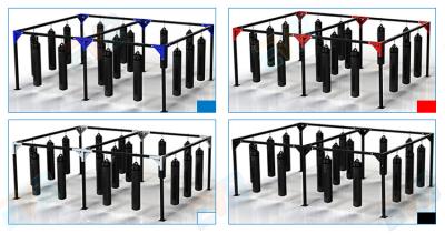 China HIIT Boxing Steel Cross Fit Rack Indoor Leg Extension Fitness Equipment for sale