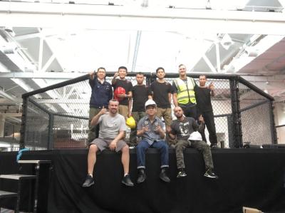 China Muttahida Majlis-E-Amal de 5M-9M Octagonal que luta a gaiola ISO9001 de Ring Octagon UFC à venda