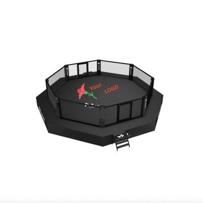 China 25Ft 10*10M Octagon MMA Ring Heavy Gauge Structural Steel MMA Fighting Cage for sale