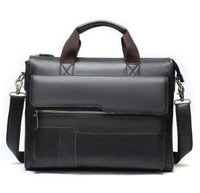 China Leather Laptop Briefcase For Men Or Women Office School Bag BRB04 for sale