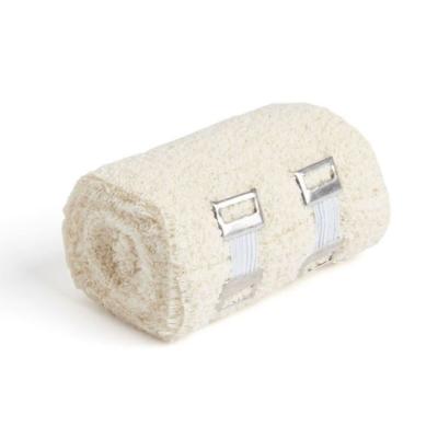 China Good Breathability Elastic Cotton Crepe Bandage 15cm White for sale