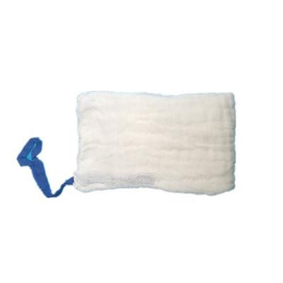 China Pre Washed Cotton Laparotomy Gauze With Blue Loop for sale