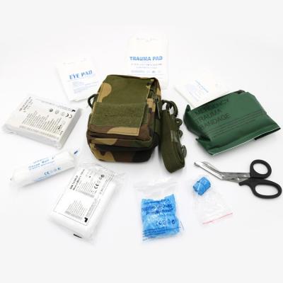 China Kit de primeiros socorros da sobrevivência do ODM do OEM do CE, kit de primeiros socorros individual militar impermeável à venda