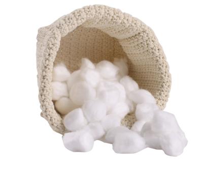China High Profile Surgical Medical Cotton Balls , Soft Absorbent Cotton Balls 25MM for sale