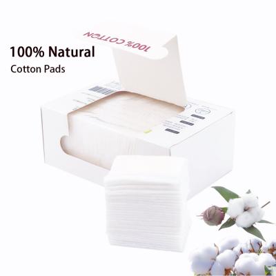 China Organic Pure Facial Cotton Make Up Remover Pads For Daily Skin Care for sale