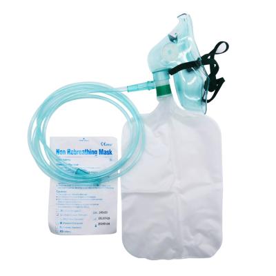 China Máscara de oxígeno disponible del paramédico XXL con el bolso del depósito en venta