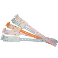 China Hospital Use Disposable ID Bracelets Vinyl Bracelets With Printing 270x25mm for sale
