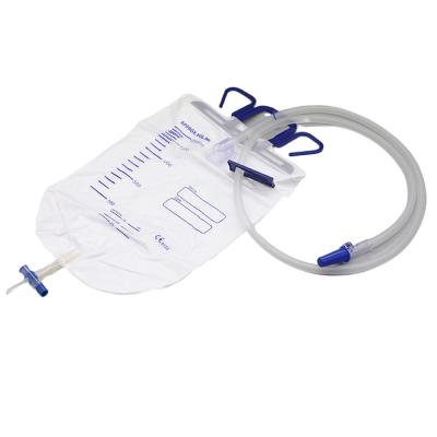 China Screw Valve Disposable Night Urine Drainage Bags 4000ml for sale