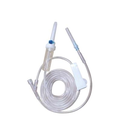 China 1.35m 1.5m 2m Disposable Infusion Sets , Medical Infusion Set With Needle for sale