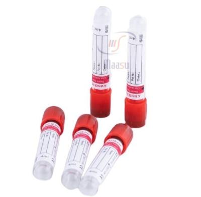 Chine tubes de collection de la prise de sang 6ml, fioles de collection de prise de sang d'ANIMAL FAMILIER à vendre