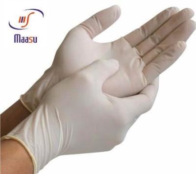 中国 使い捨て可能な乳液の外科手袋生殖不能の粉にされたAQL 2.5 販売のため