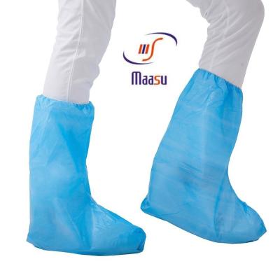 China 15x40cm Disposable Rain Shoe Covers 35gsm Medical Protective Wear for sale
