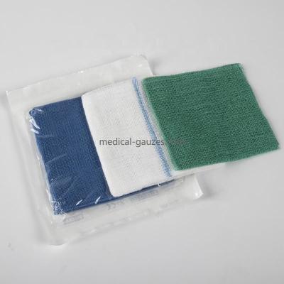 中国 使い捨て可能で純粋な綿の非生殖不能のガーゼ パッドは包帯をすることを傷つける 販売のため