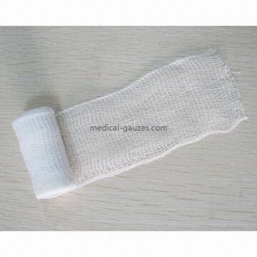 China Zacht Medisch Gauze Roll 3m, 100%-Katoen Gauze Bandage Roll Te koop