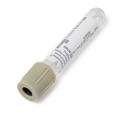 China Customized Glucose Blood Tube Grey Color vacuum blood colletion tube Tubes Eco Friendly for sale