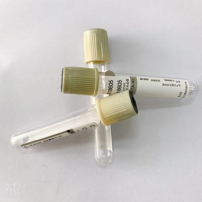 China EDTA Fluorination Glucose Blood Tube 5 Min Centrifugation Time for sale