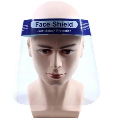 China Eye Protection Anti Fog Plastic Face Shield Medical Adjustable Transparent for sale