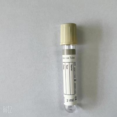 China Vacuum Blood Collection Tube Grey Top For Glucose Sugar Test for sale