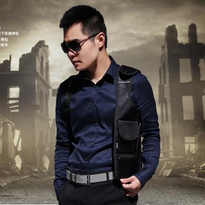 China Shoulder Holsters FBI Waist Bag 007 Bag Tactical Chest Bag Nylon Sling Bag for sale