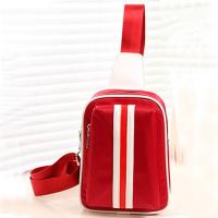 Quality Unisex Red Polyester Chest Bag Nylon Waist bag Phone Bag for sale
