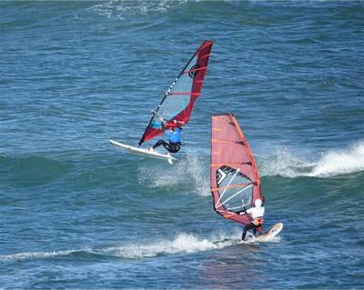 China Vier Schläger UV-sicher SUP Windsurf Segel Windschläger Rig mit Mast-Hülle zu verkaufen