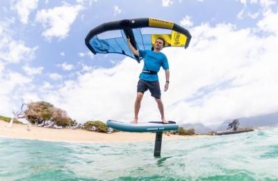 China Forma elíptica 50 cm de ancho Ala de papel de surf para deportes acuáticos en venta