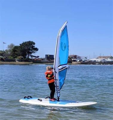 China Nailão leve 3.5 M Velo de windsurf Velo insuflável Sup fácil de transportar à venda