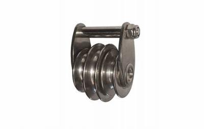 China Standard Silver Stainless Steel Windsurf Pulley High Performance for sale
