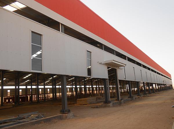 Quality Prefabricated Workshop Steel Structure Warehouse ISO9001:2015 Certificate for sale