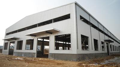 China Hoekstaalconstructie magazijngebouw magazijn geprefabriceerde gebouwen Te koop