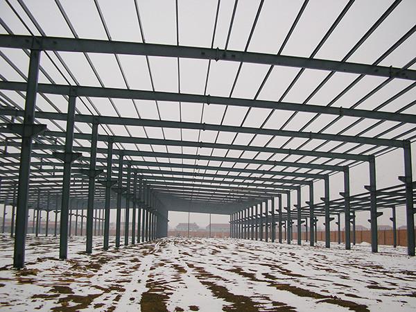 Quality Galvanized Painted Steel Workshop Building Customized Size for sale