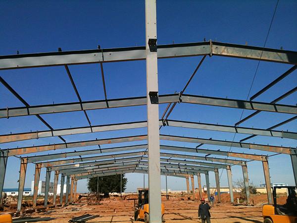 Quality Pre Engineered Tube Steel Buildings Q235 Q355 Galvanize Painted for sale