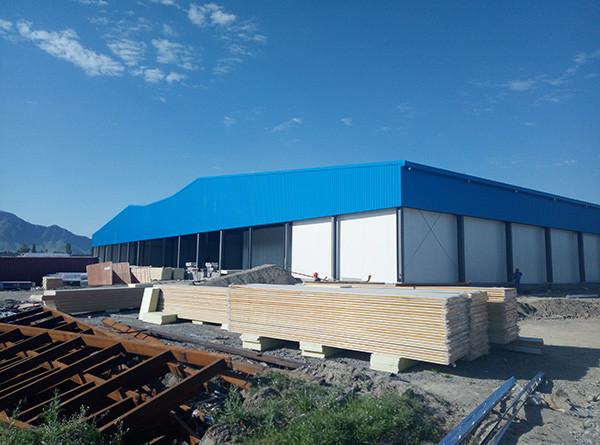 Quality XGZ Prefab Metal Warehouse Building Welded And Hot Rolling H Section Steel for sale